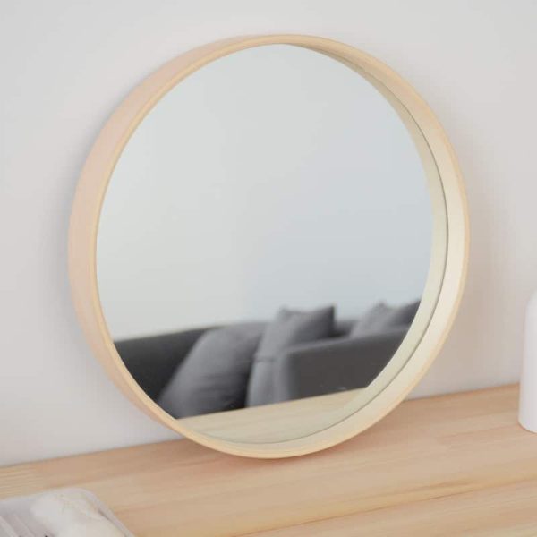 oak solid wood dressing table mirror wall mounted vanity mirror 5